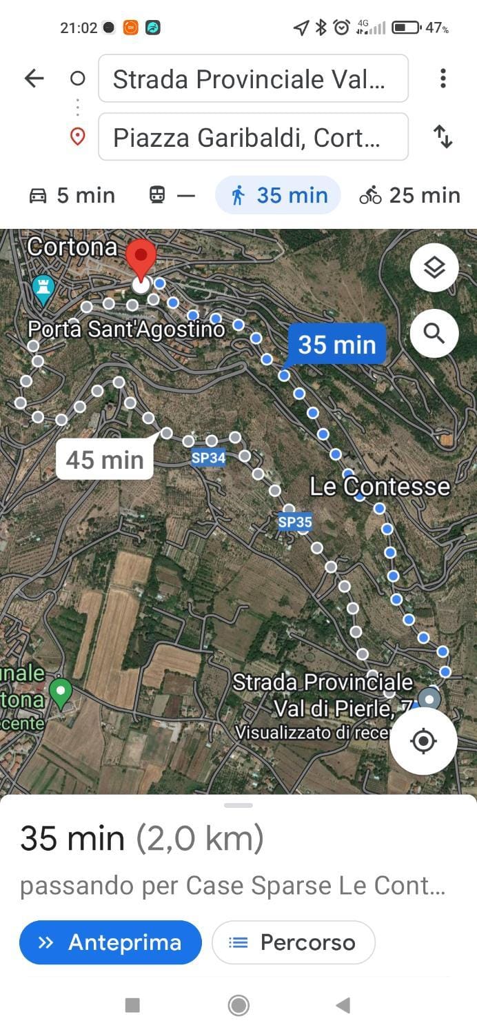 La piccola Posta di Cortona House in Tuscany