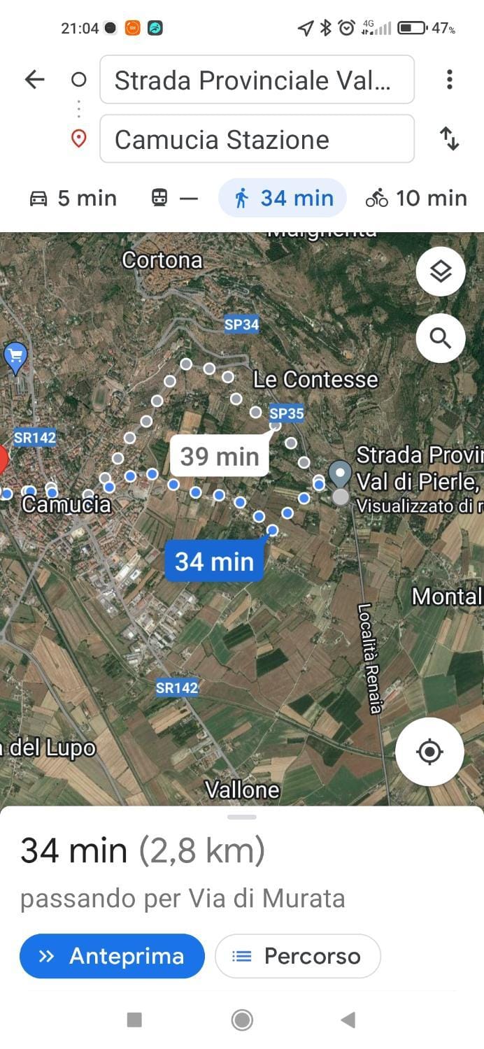 La piccola Posta di Cortona House in Tuscany
