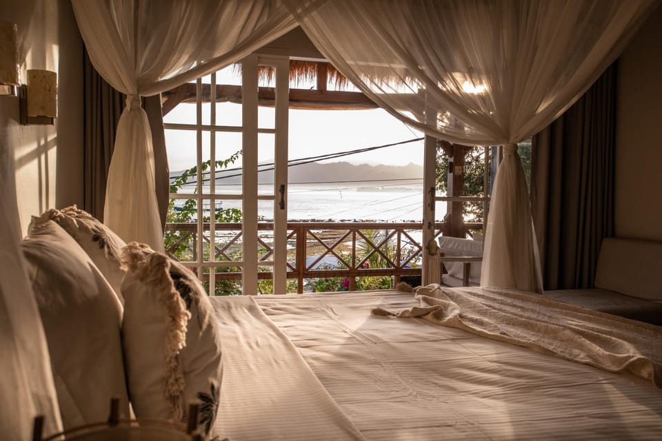 Bedroom, Sea view