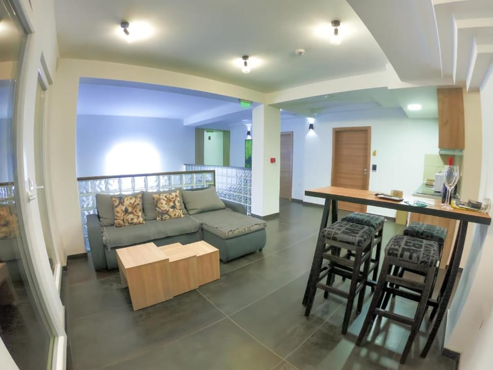 Bed, TV and multimedia, Kitchen or kitchenette, Living room, Lobby or reception, Photo of the whole room, Seating area, Dining area, Bedroom, kitchen