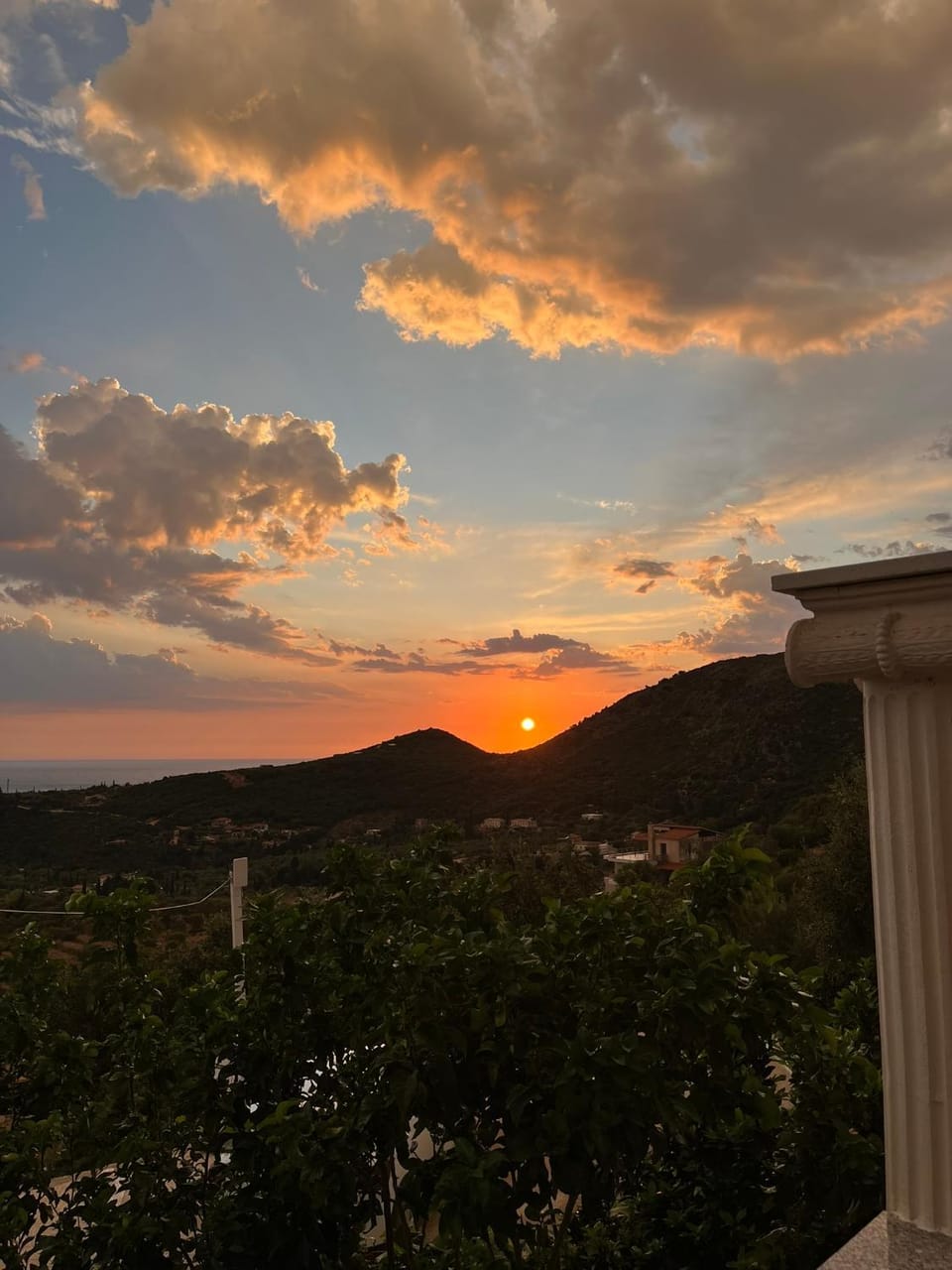 Natural landscape, Sunset