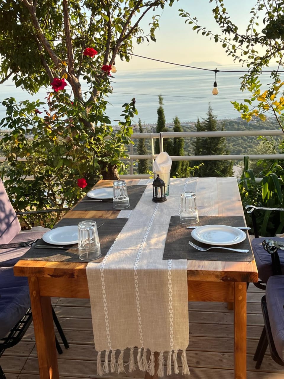 Patio, Balcony/Terrace, Dining area, Sea view