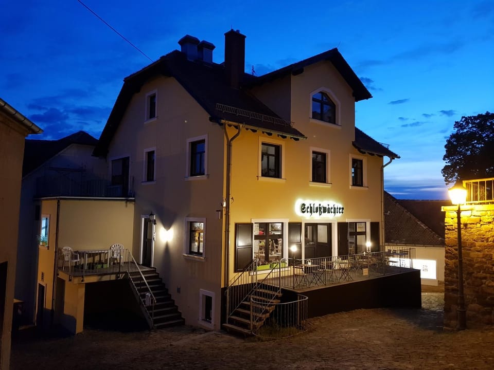Property building, Sunset