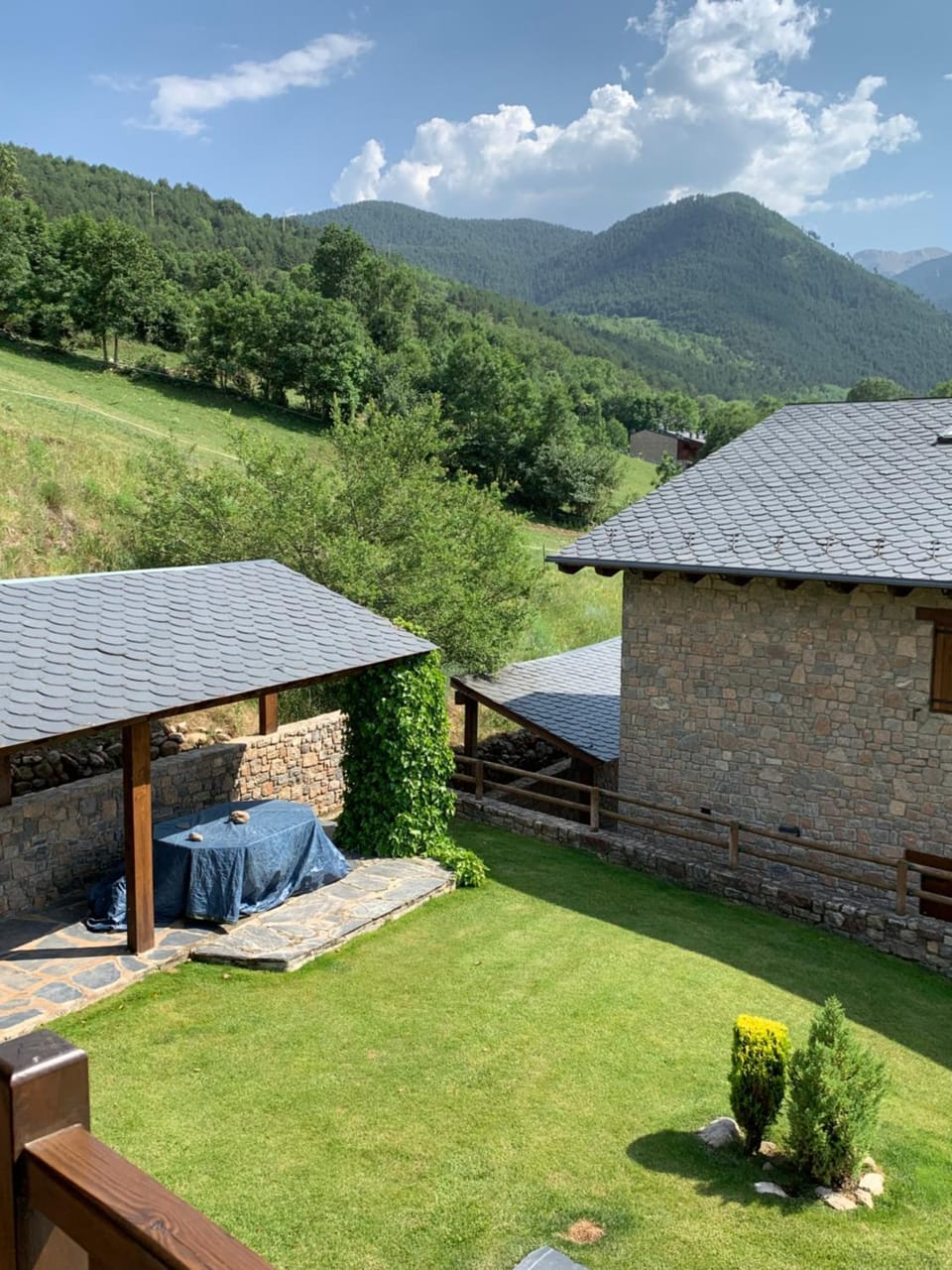 Property building, Natural landscape, Mountain view