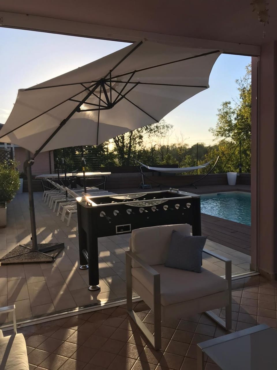 Pool view, Swimming pool, Swimming pool, sunbed