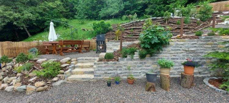 Spring, Day, Garden, Garden view