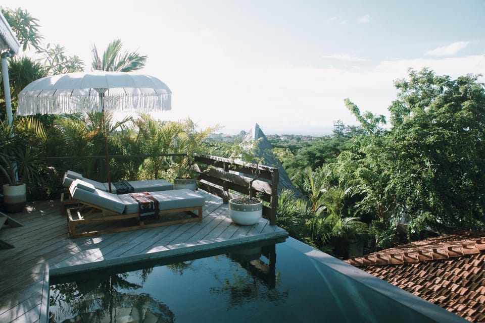Natural landscape, Garden view, Pool view, Swimming pool, sunbed