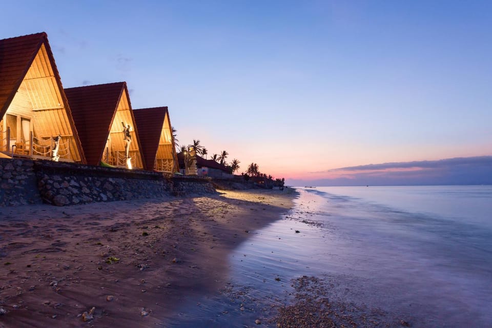 Natural landscape, Beach, Sunset