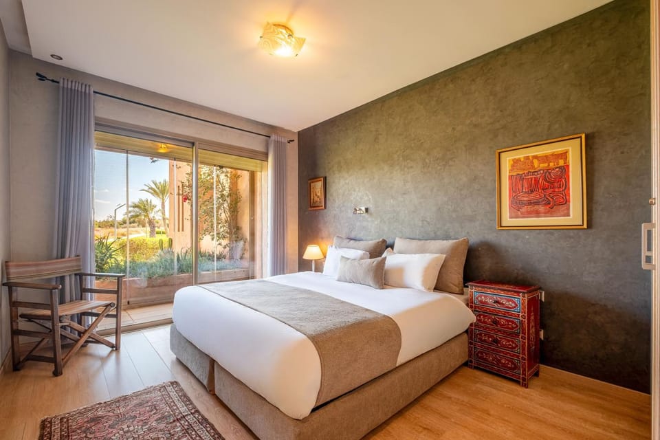 Accès piscine depuis votre jardin privé Prestigia Apartment in Marrakesh