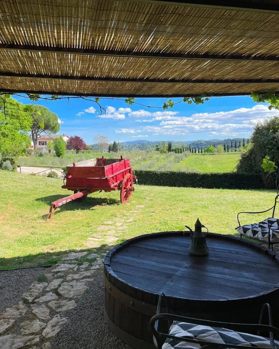 Patio, Day, Natural landscape, Garden, Dining area, Garden view