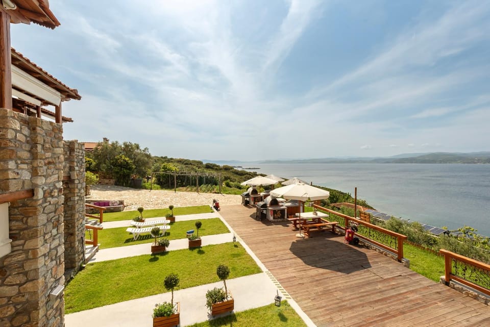 Natural landscape, Sea view, sunbed