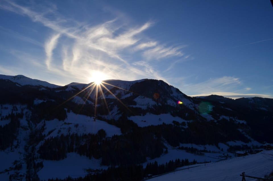 Natural landscape, Winter, Mountain view