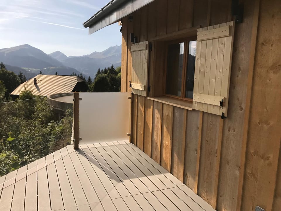 Natural landscape, Balcony/Terrace, Mountain view