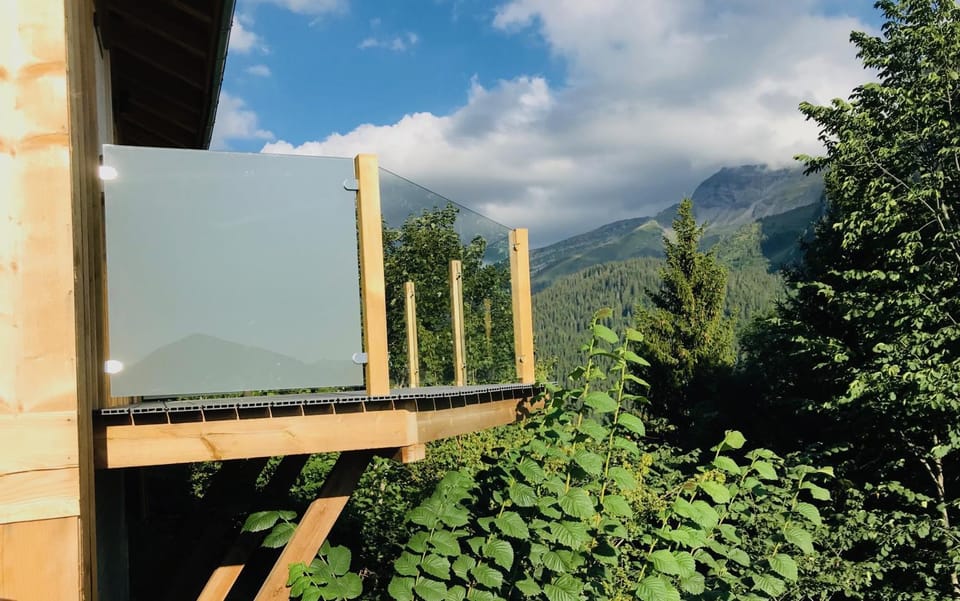 Natural landscape, Balcony/Terrace, Mountain view