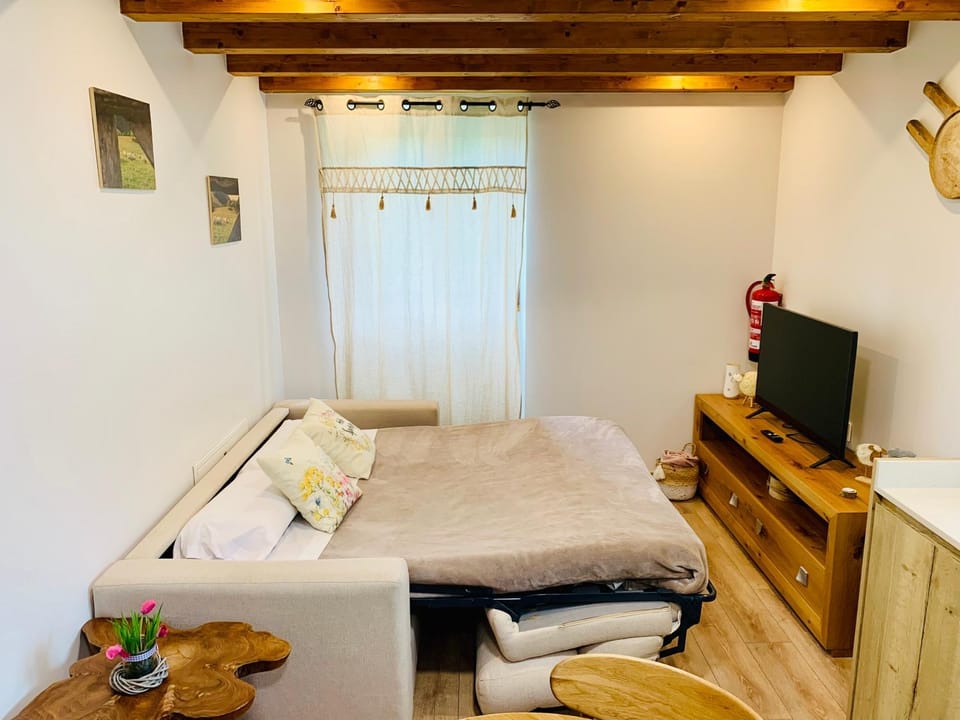 Bed, Living room