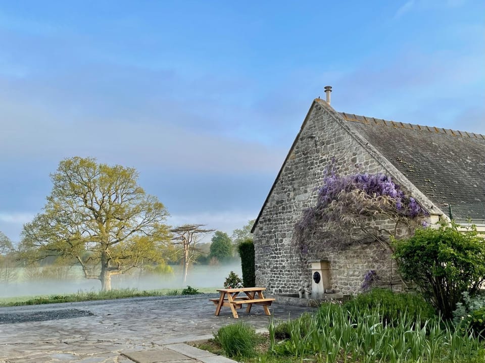 Property building, Garden view
