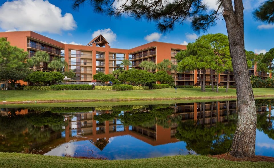 Property building, Garden, Lake view