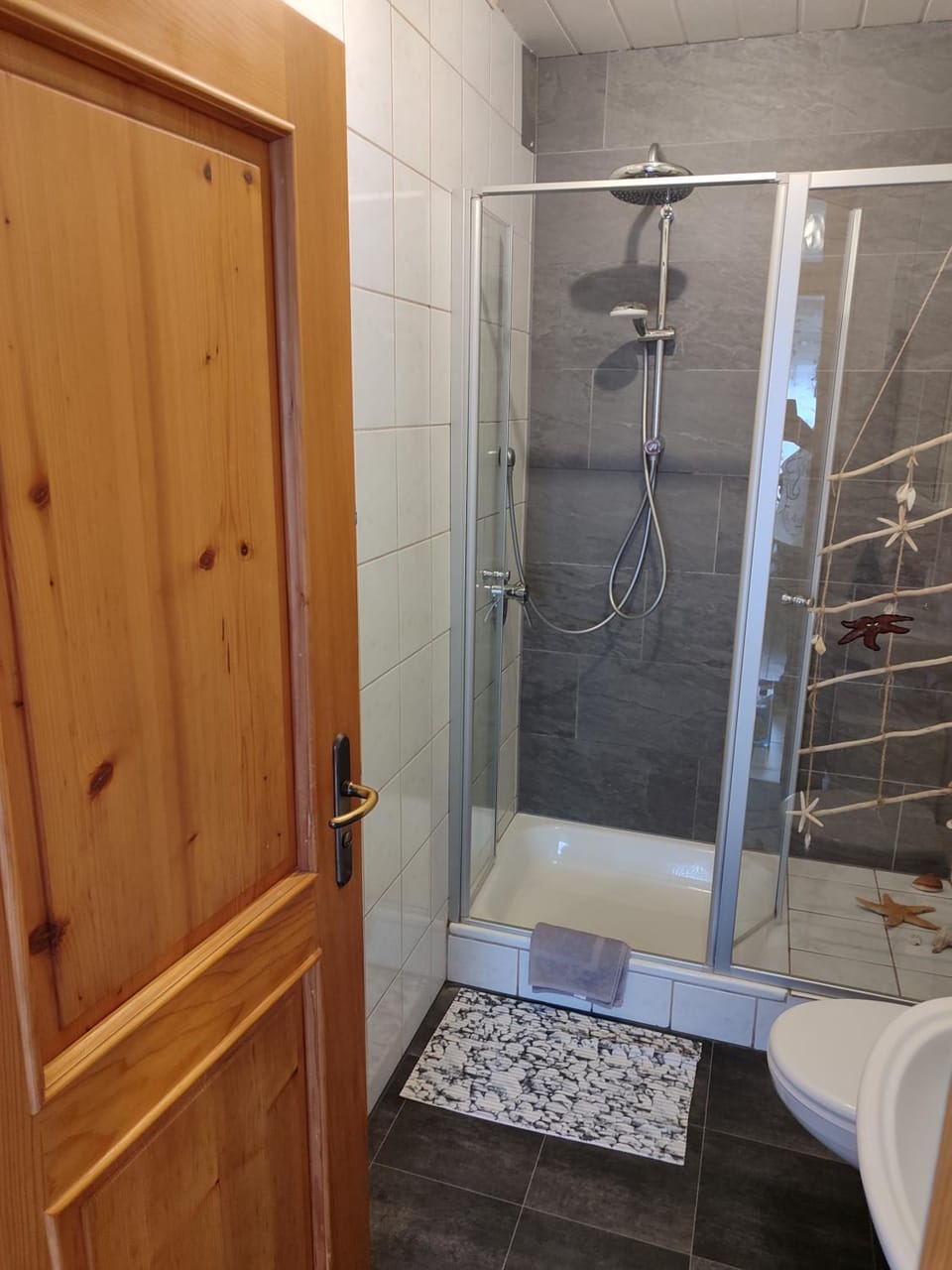 Shower, Bathroom, Photo of the whole room, towels