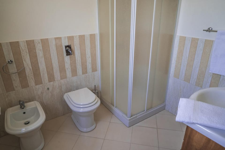 Shower, Toilet, Bathroom, bidet, towels