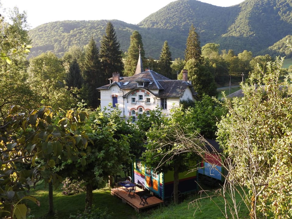 Natural landscape, Bird's eye view, Garden, On site, Garden view, Mountain view