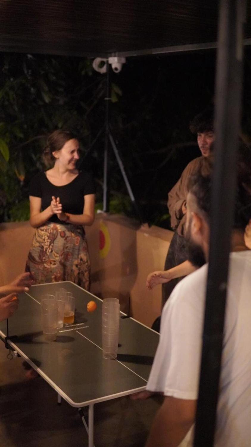 Patio, People, Living room, Food and drinks, Drinks, group of guests