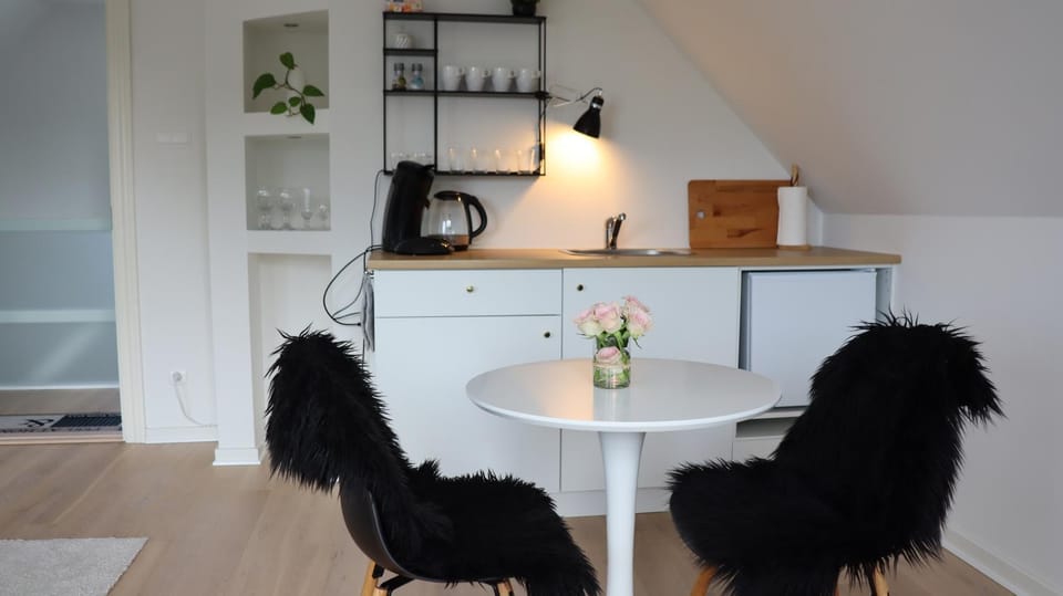 Kitchen or kitchenette, Seating area, Dining area