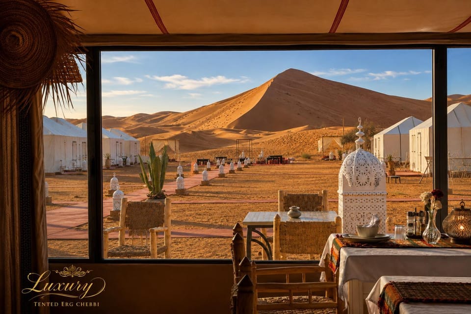 Luxury Tented Erg Chebbi Luxury tent in Morocco