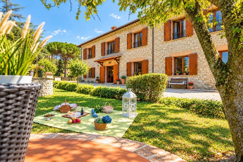 Scappo in Umbria, Casale Rosceto Villa in Umbria