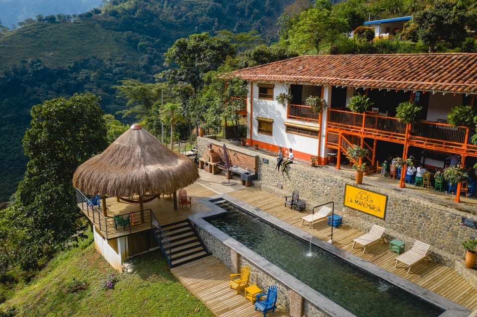 Day, Natural landscape, Garden, Garden view, Mountain view, Pool view, Swimming pool, Swimming pool