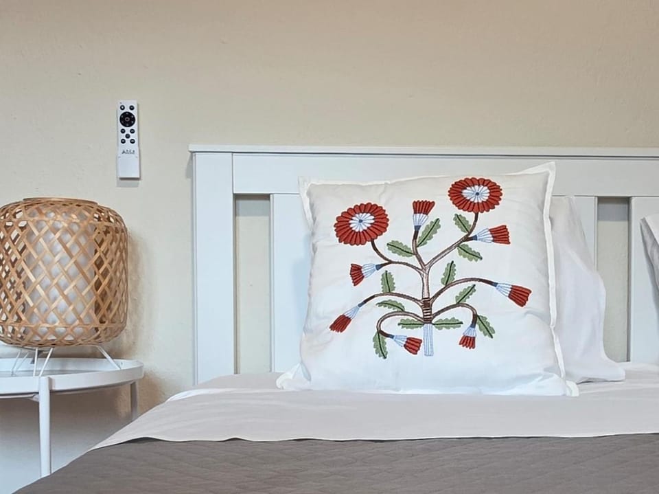 Bed, Decorative detail, Bedroom