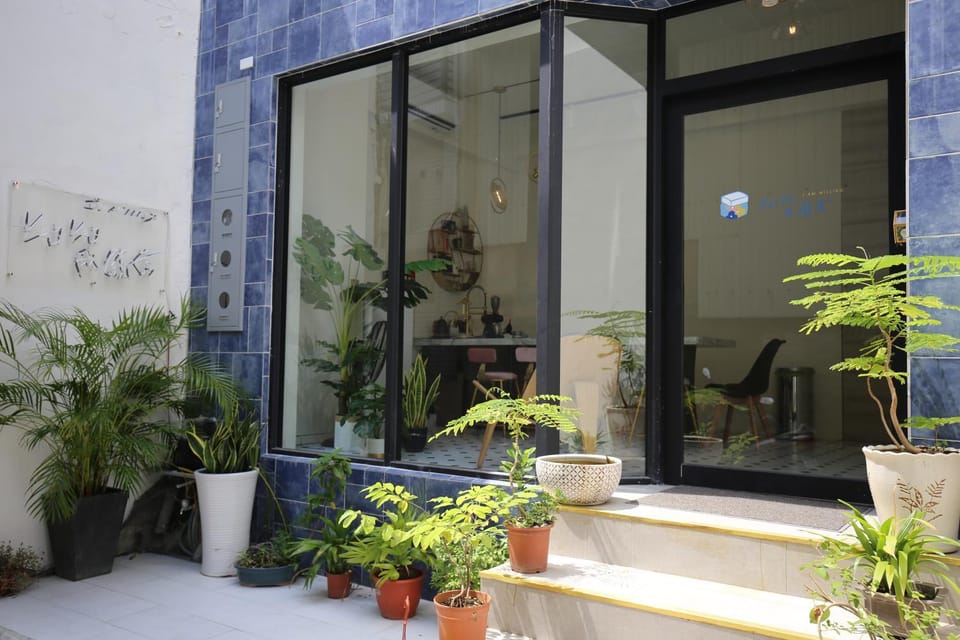 Property building, Garden view