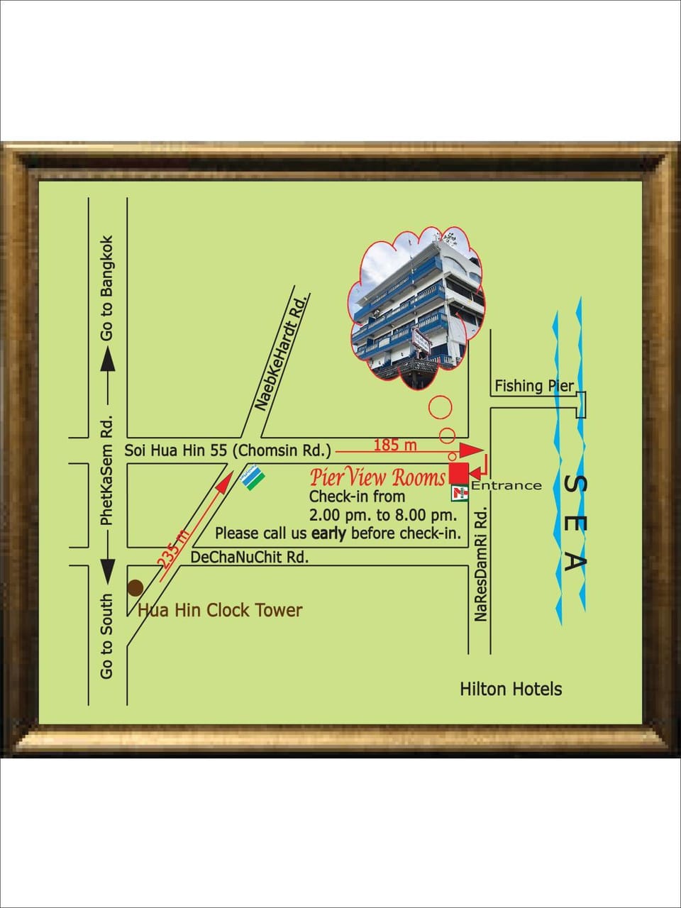 PierView Rooms Inn in Hua Hin District