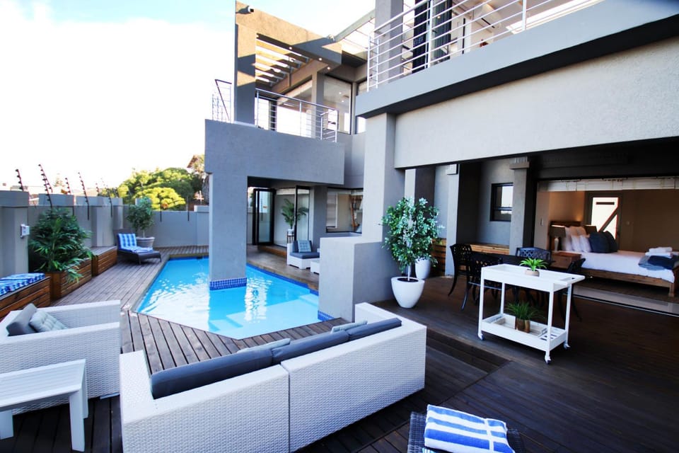 Property building, View (from property/room), Pool view, Swimming pool, sunbed
