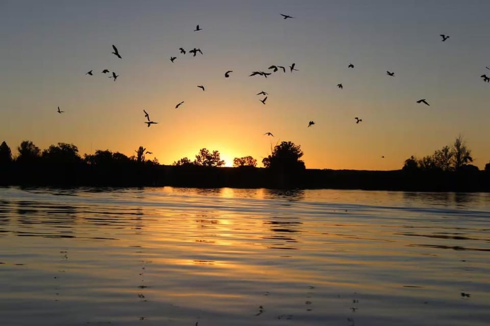 River view, Sunset
