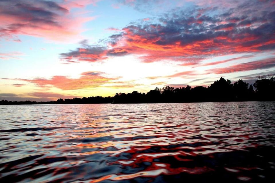 Lake view, River view, Sunset