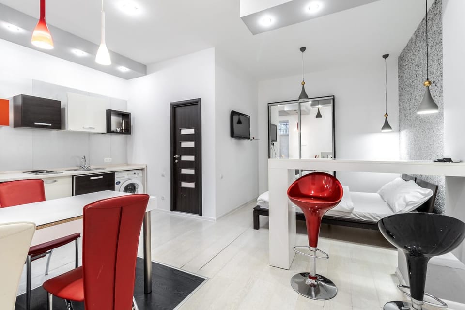 Black and Red squares apartment Apartment in Lviv