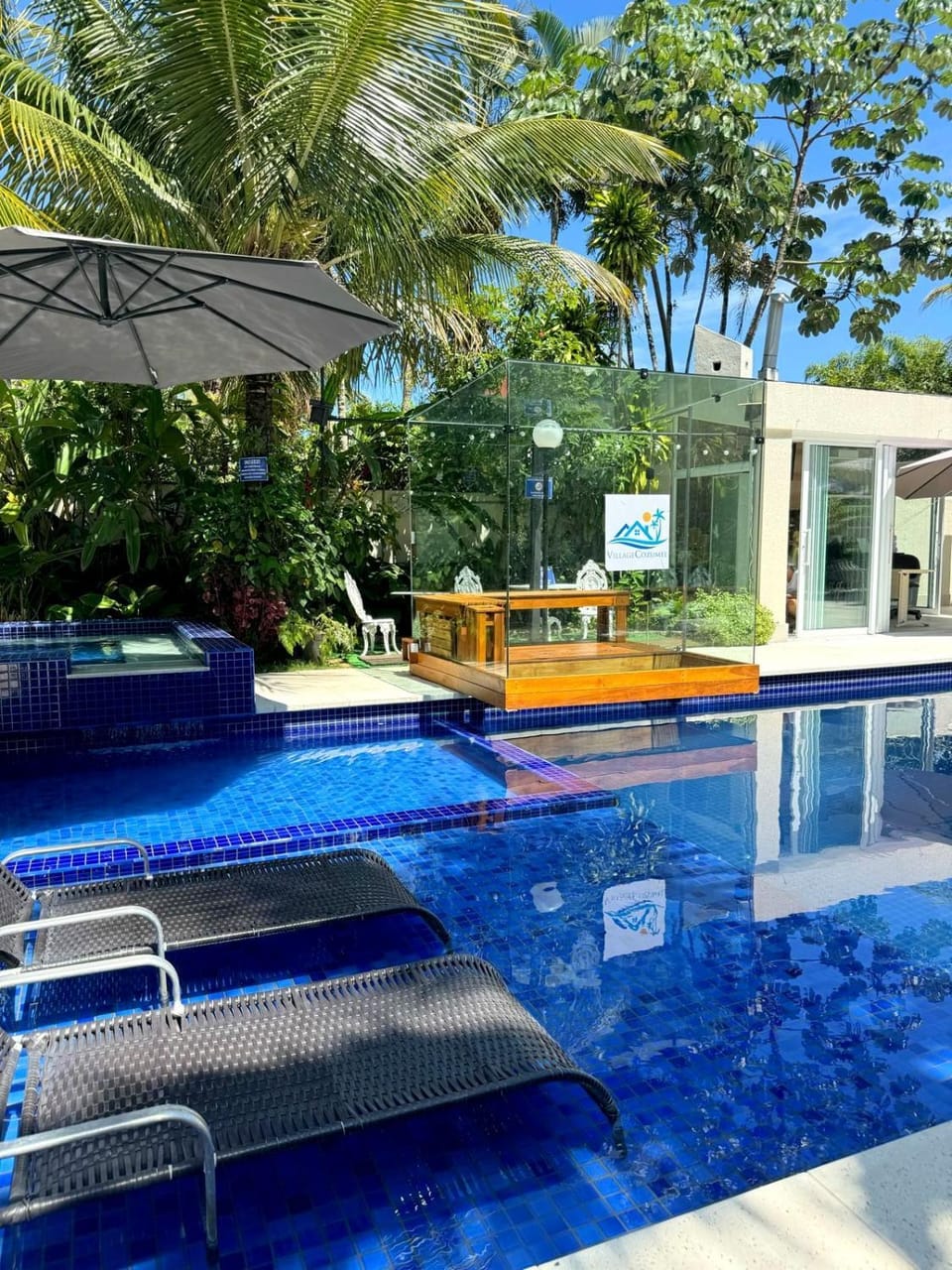 Sauna, Steam room, Spa and wellness centre/facilities, Pool view, Swimming pool