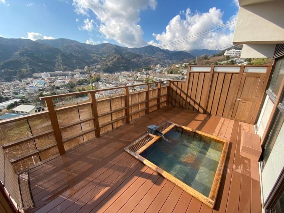 Patio, Natural landscape, Balcony/Terrace, Mountain view, Open Air Bath