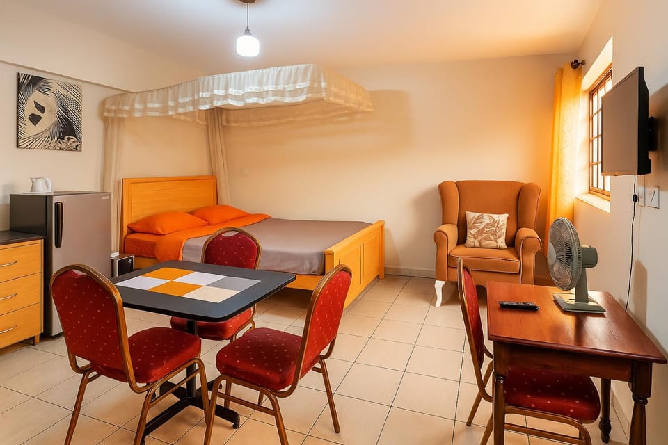 Elegant Nairobi CBD Studio with Fast Wi-Fi & Netflix Apartment in Nairobi