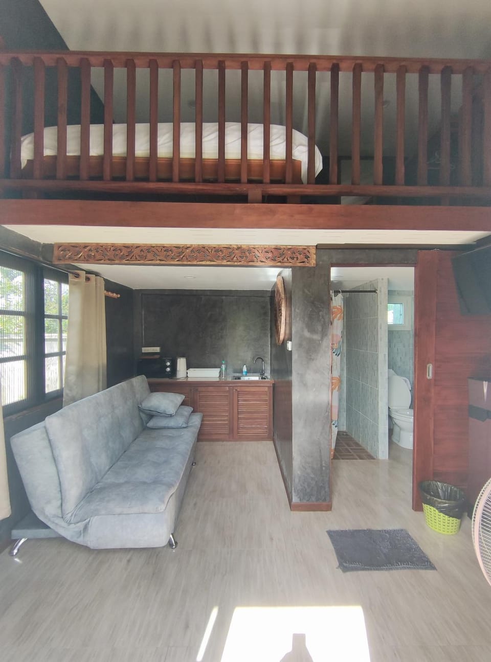 Kitchen or kitchenette, Living room, Photo of the whole room