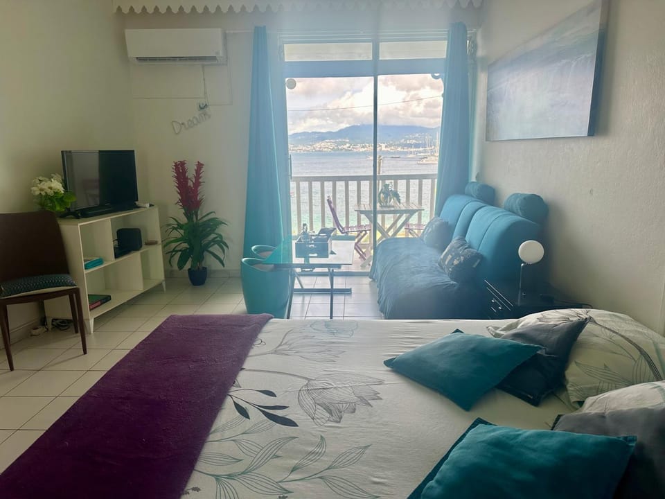 STUDIO ACACIA 3 ILETS PIEDS DANS L EAU et PISCINE Apartment in Les Trois-Îlets