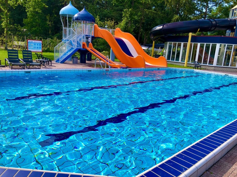 Summer, Aqua park, Pool view, Swimming pool