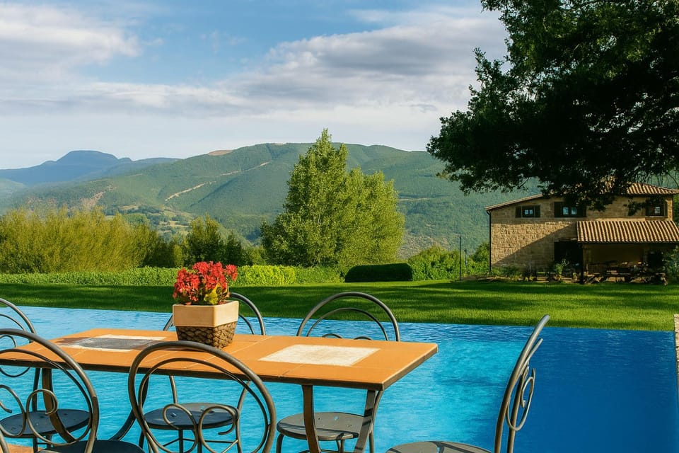 Natural landscape, Pool view