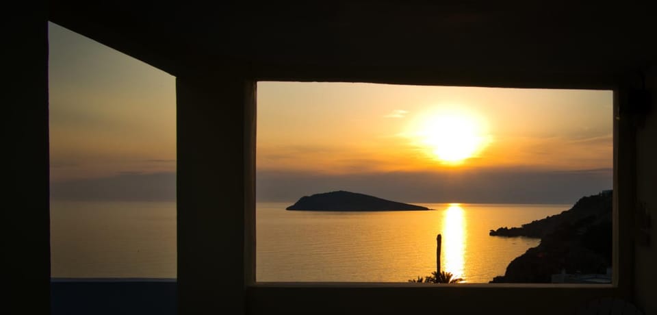 Natural landscape, Sea view, Sunset