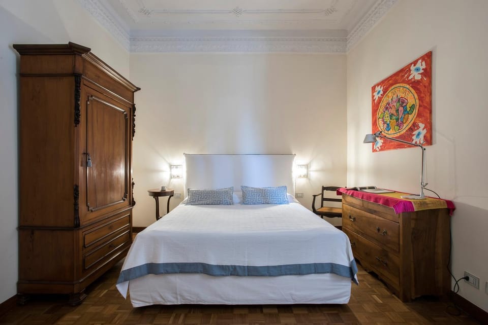 Bed, Photo of the whole room, Bedroom, wardrobe
