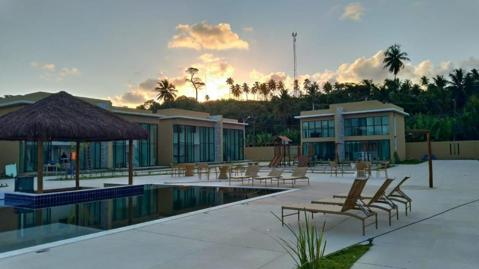 Swimming pool, Swimming pool, Sunset