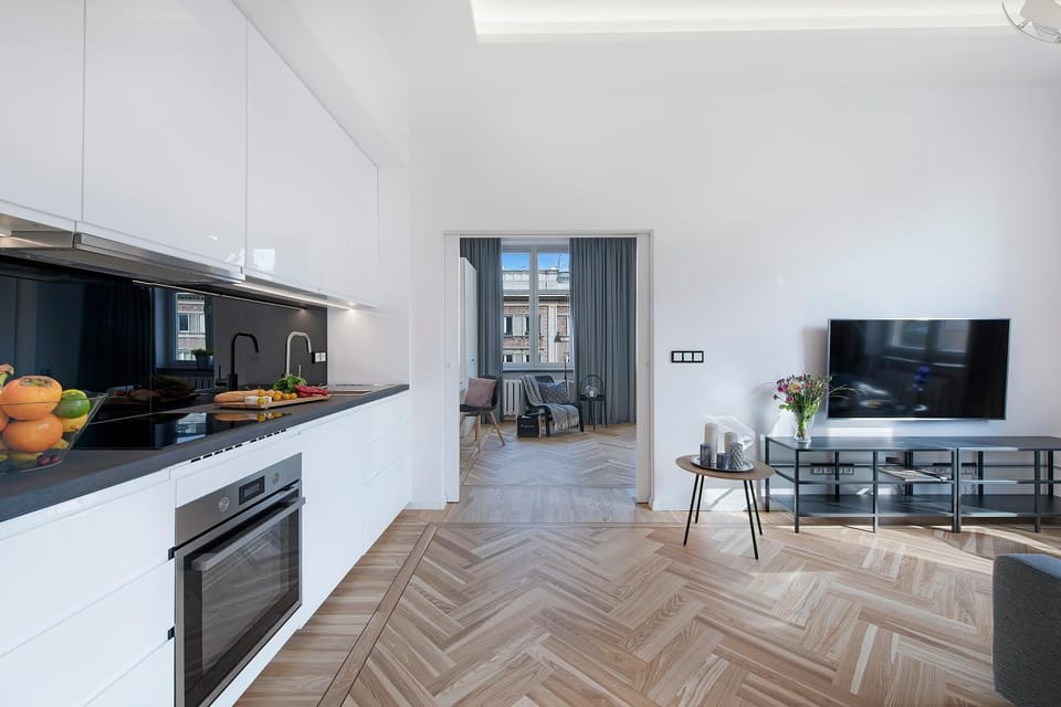 Kitchen or kitchenette, Living room