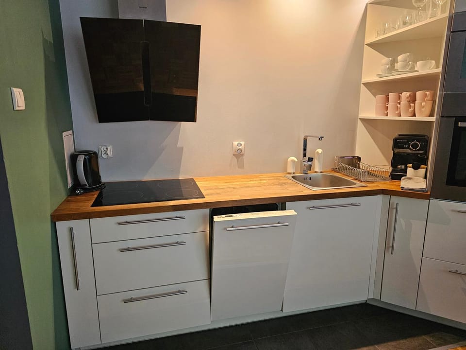 Coffee/tea facilities, Kitchen or kitchenette, minibar, pet friendly, stove
