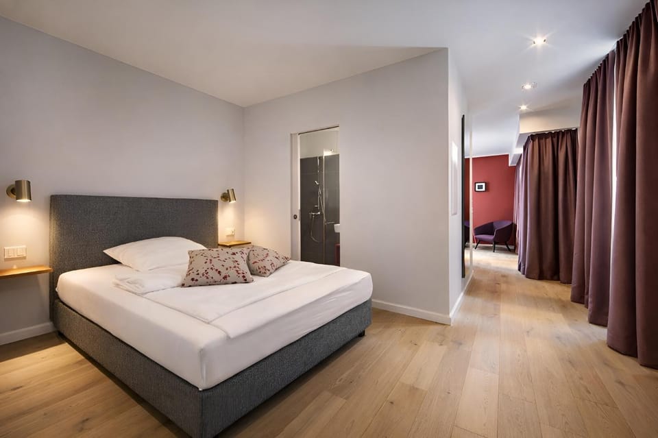 Bed, Decorative detail, Bedroom