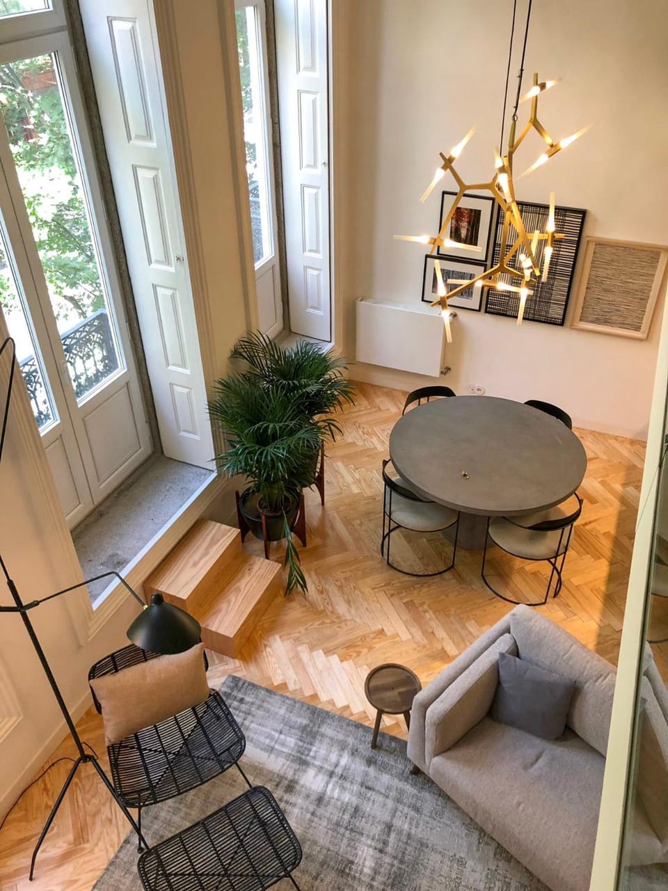 Living room, Decorative detail, Dining area